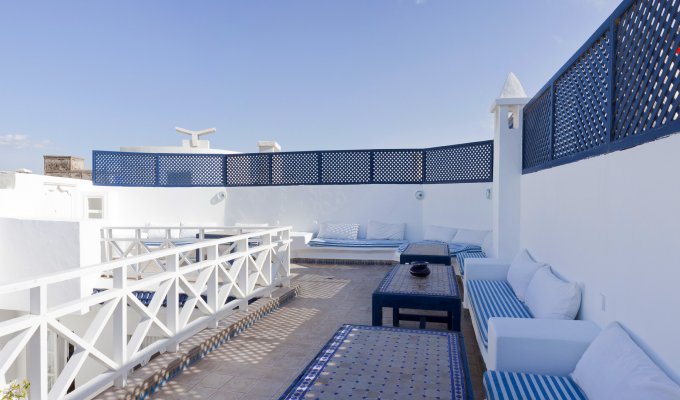 Terrasse Riad de charme à Essaouira 