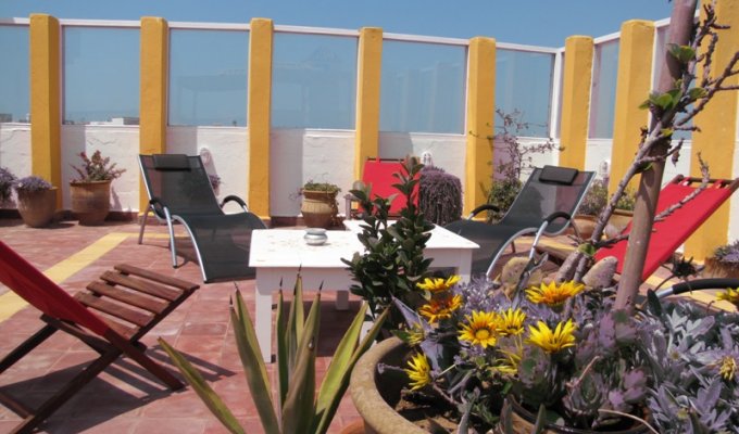 Terrasse riad de charme à Essaouira 