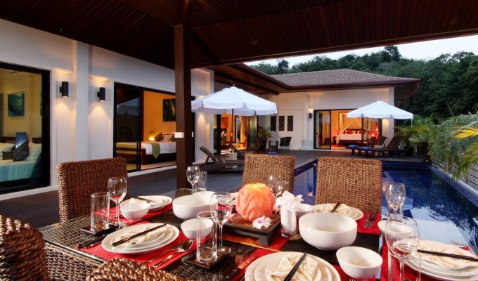 Thailande Location Villa à Phuket avec piscine privée et Personnel