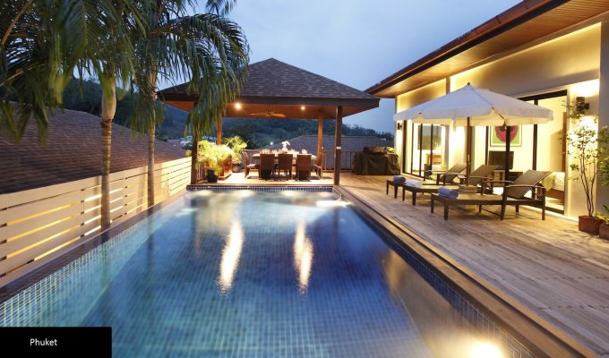 Thailande Location Villa à Phuket avec piscine privée et Personnel