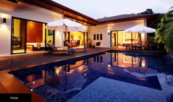 Thailande Location Villa à Phuket avec piscine privée et Personnel