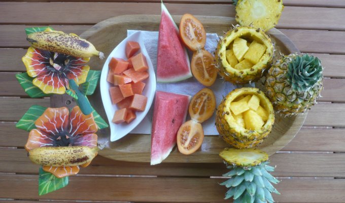 Plateau de fruits frais