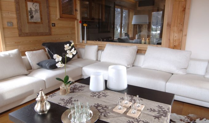 Location Chalet Luxe Serre Chevalier pied des pistes spa services conciergerie