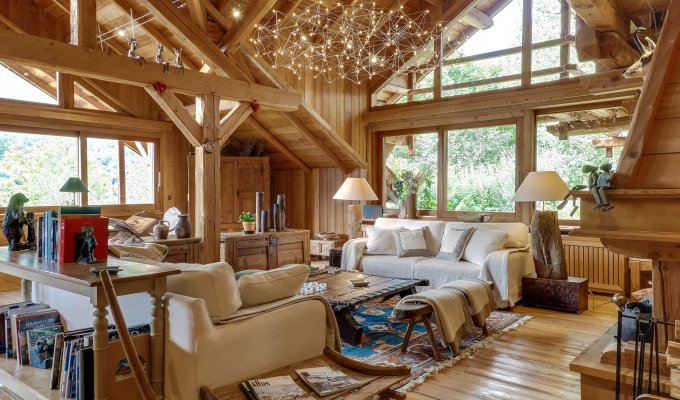 Location Chalet Luxe Serre Chevalier pied des pistes spa services conciergerie