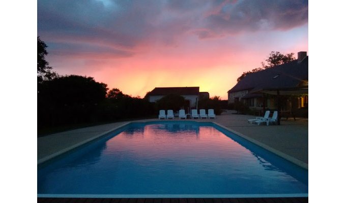 Pays de la Loire Location Chateau avec piscine entre Saumur et Angers