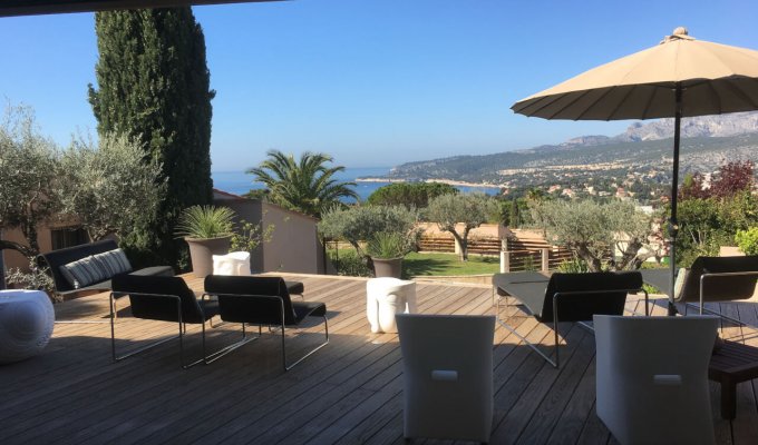 Location Villa Luxe Cassis Cap Canaille Vue Mer Piscine privee