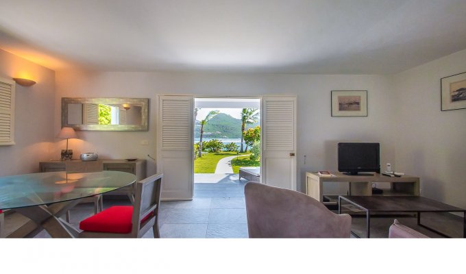 Location St Barthélémy - Villa de Charme à St Barth sur la plage de St Jean - Résidence de Sable d’Or - Caraibes - Antilles Francaises 