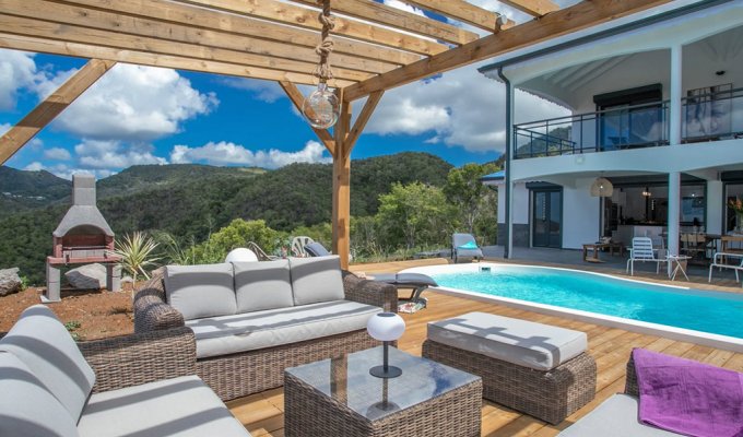 Location Villa Martinique Anses d'Arlet avec piscine et superbe vue mer