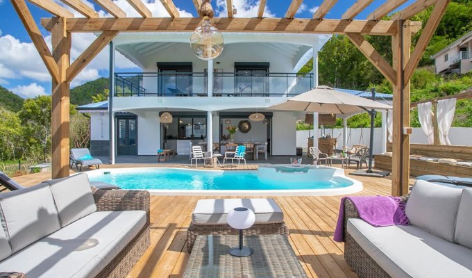 Location Villa Martinique Anses d'Arlet avec piscine et superbe vue mer