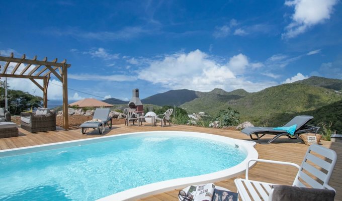 Location Villa Martinique Anses d'Arlet avec piscine et superbe vue mer