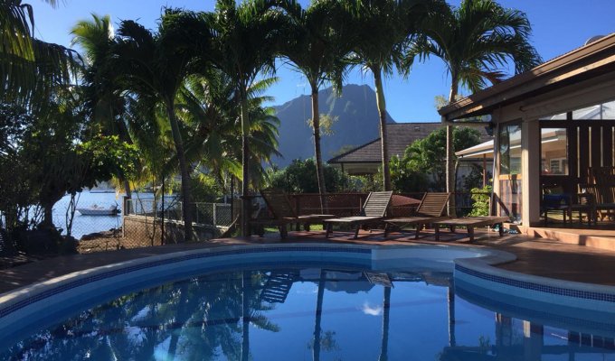 Location Villa Moorea sur le lagon et piscine privée