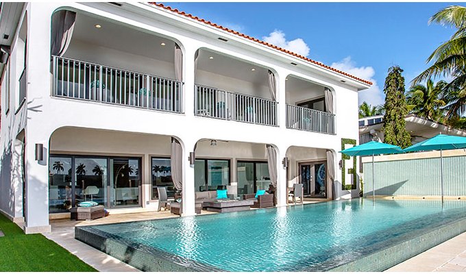 Location Villa près de la plage à Miami Beach Floride