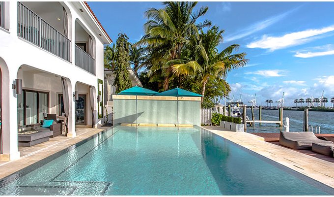 Location Villa près de la plage à Miami Beach Floride