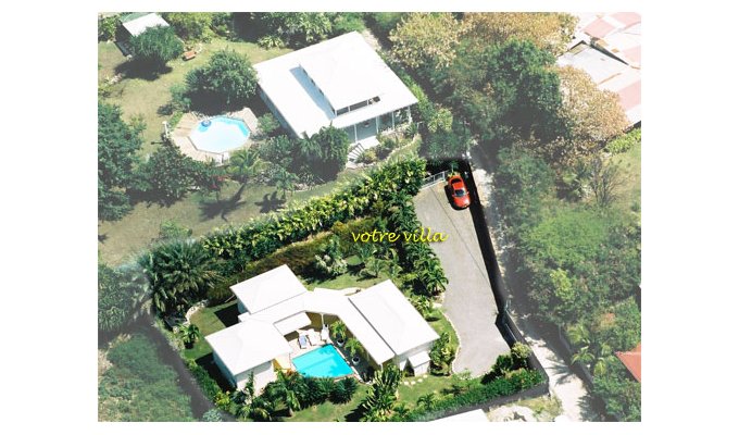 Location Villa de Charme, piscine, bord de plage, proche golf à Saint Francois en Guadeloupe