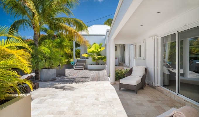 Location Villa de Luxe avec piscine privée surplombant le Lagon de Grand-Cul de Sac - Saint Barthélemy -  Caraibes - Antilles Francaises