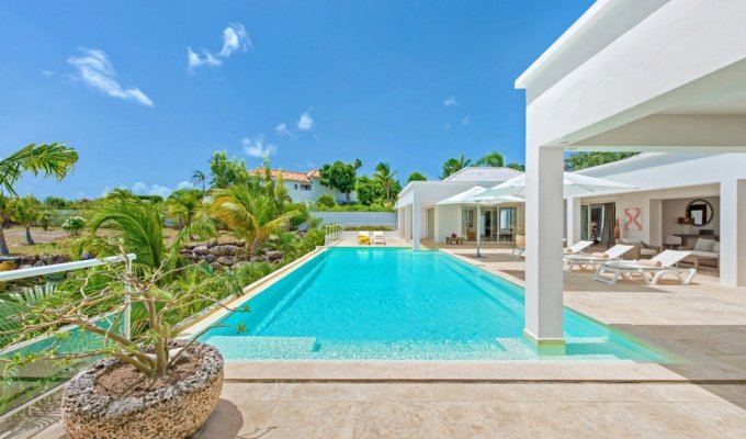 Location Villa de Luxe avec piscine privée - Saint Martin - Terres Basses - Caraibes - Antilles Françaises