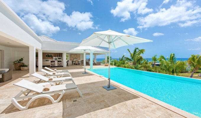 Location Villa de Luxe avec piscine privée - Saint Martin - Terres Basses - Caraibes - Antilles Françaises