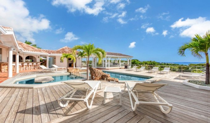 Location Villa de Luxe avec piscine privée - Saint Martin - Terres Basses - Caraibes - Antilles Françaises