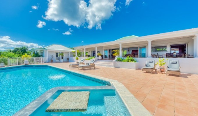 Location Villa de Luxe avec piscine privée - Simpson Bay Lagoon - Saint Martin - Terres Basses - Caraibes - Antilles Françaises