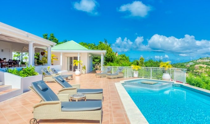 Location Villa de Luxe avec piscine privée - Simpson Bay Lagoon - Saint Martin - Terres Basses - Caraibes - Antilles Françaises