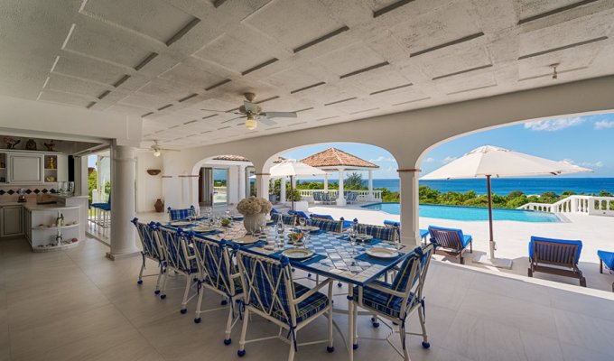 Location Villa de Luxe avec piscine privée - Long Bay  - Saint Martin - Terres Basses - Caraibes - Antilles Françaises