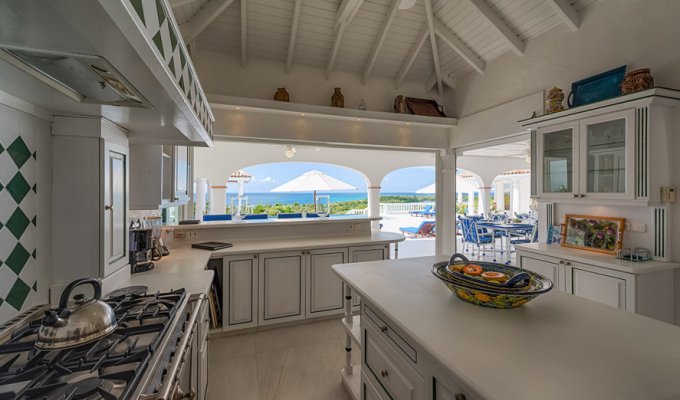 Location Villa de Luxe avec piscine privée - Long Bay  - Saint Martin - Terres Basses - Caraibes - Antilles Françaises