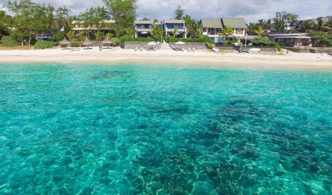 Ile Maurice Location villa sur la plage Trou d'Eau Douce proche de l'Ile aux Cerfs