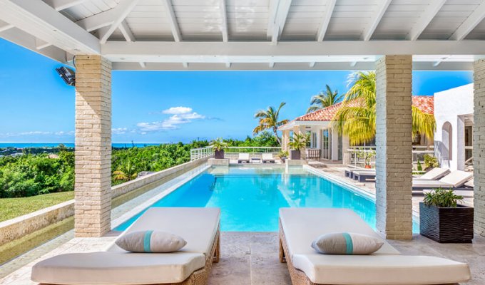 Location Villa de Luxe avec piscine privée - Saint Martin - Terres Basses - Caraibes - Antilles Françaises