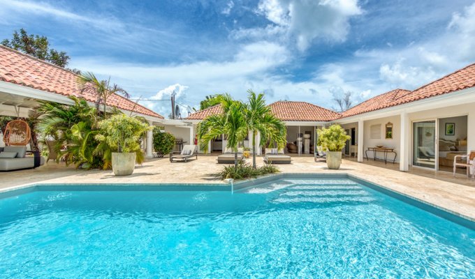 Location Villa de Luxe avec piscine privée - Saint Martin - Terres Basses - Caraibes - Antilles Françaises