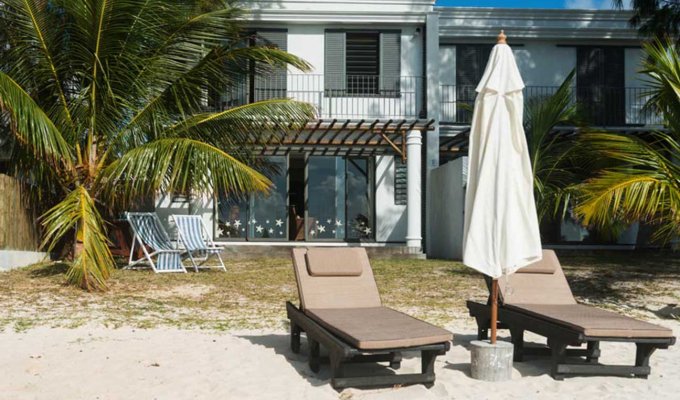 Location villa Ile Maurice sur la plage de Pointe d'Esny Cote Sud