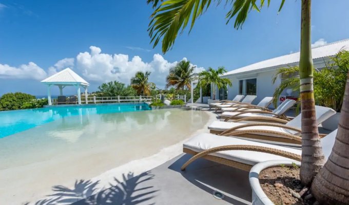 Location Villa de Luxe avec piscine privée - Saint Martin - Terres Basses - Caraibes - Antilles Françaises