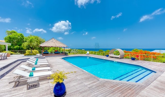 Location Villa de Luxe avec piscine privée - Saint Martin - Terres Basses - Caraibes - Antilles Françaises