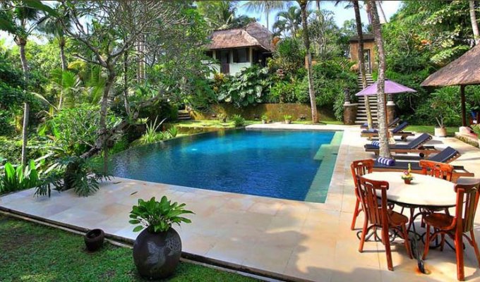 Location Villa Ubud Bali avec piscine privée et personnel 