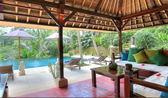 Location Villa Ubud Bali avec piscine privée et personnel 