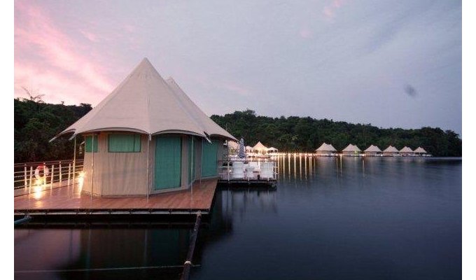 Hotel flottant, ecolodge de Luxe à Tatai - Koh Kong, Cambodge
