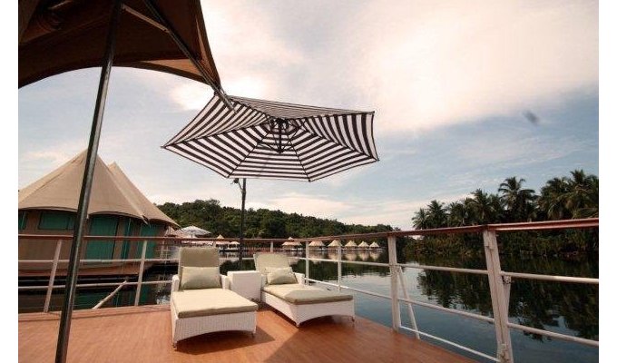 Hotel flottant, ecolodge de Luxe à Tatai - Koh Kong, Cambodge