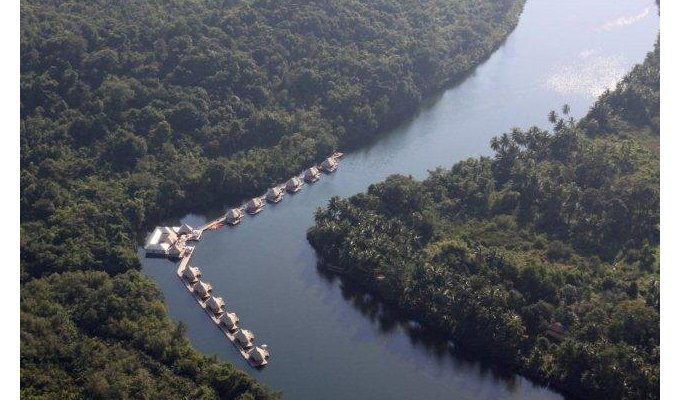 Hotel flottant, ecolodge de Luxe à Tatai - Koh Kong, Cambodge