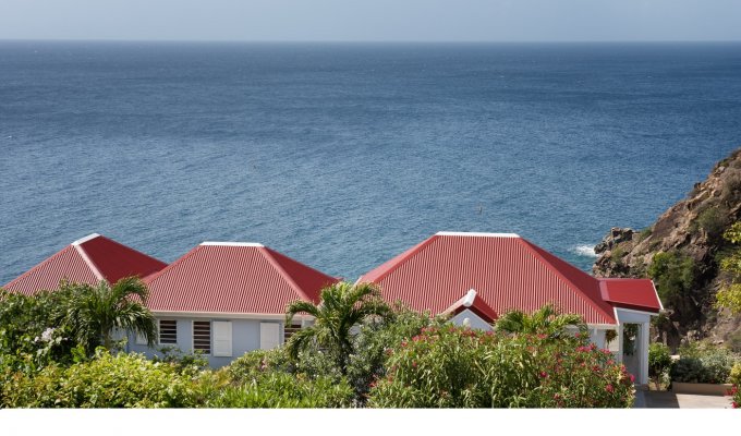 LOCATION SAINT BARTHELEMY - Villa de Luxe avec piscine privée et Vue Mer à st Barth - Lurin - Caraibes - Antilles Françaises