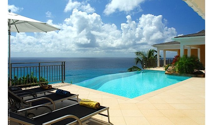 Location Villa de Luxe avec piscine privée - Vue sur Baie du Gouverneur - Saint Barthelemy - Caraibes - Antilles Françaises