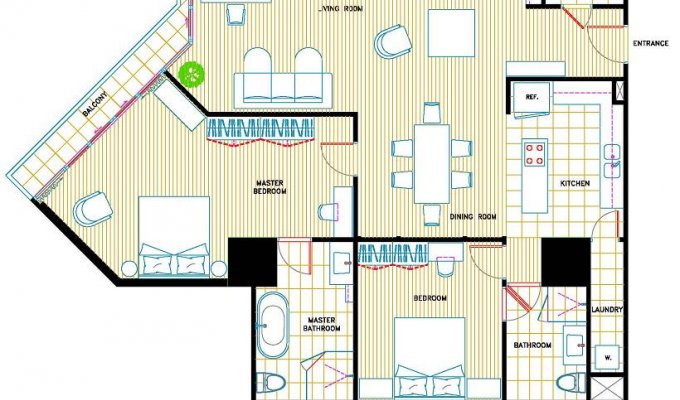 Location appartement de vacances dans residence de luxe 2-5 pers - Bangkok