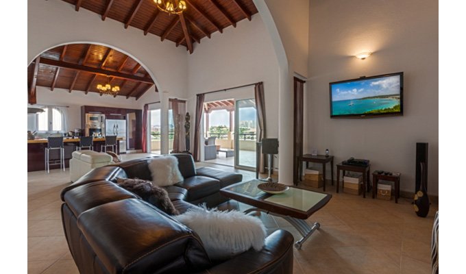 ST MAARTEN - Location villa de luxe vue mer avec piscine - Little Bay - Philipsburg - Antilles Neerlandaises- Caraibes - DWI