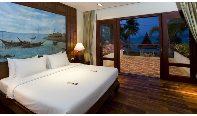 Villa de luxe en bord de mer Koh Samui, Maenam Beach