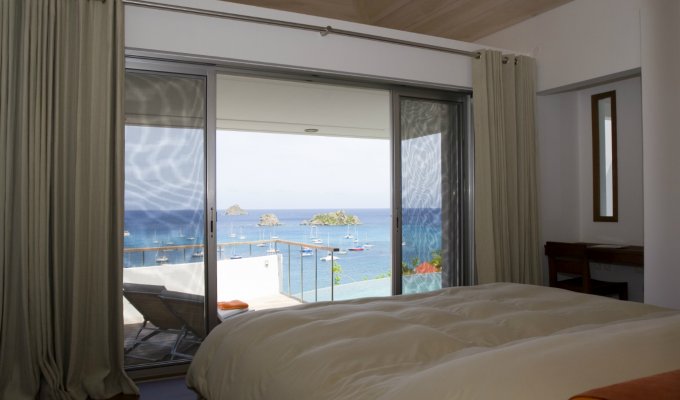 Location Villa à St Barth avec piscine privée et vue sur le port de Gustavia - Caraibes - Antilles Françaises