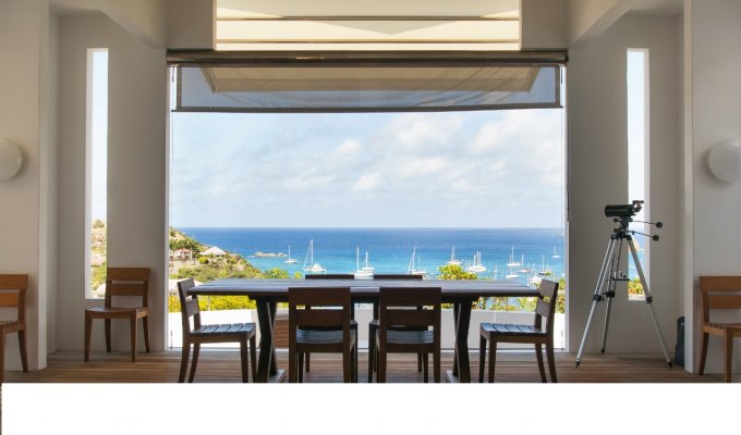 Location Villa à St Barth avec piscine privée et vue sur le port de Gustavia - Caraibes - Antilles Françaises