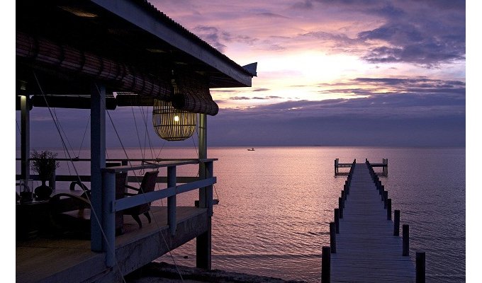 Hotel de charme en bord de mer a Kep, Cambodge
