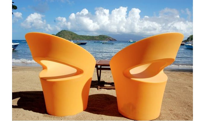 Petit Hotel de Charme sur la Plage aux Iles des Saintes, Guadeloupe