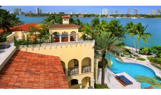 Floride Location Villa Luxe Miami Beach Piscine Privée & Jacuzzi