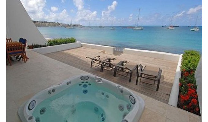 SINT MAARTEN - Location condo vue mer et piscine - Simpson Bay - Caraibes - Antilles Néerlandaises - DWI