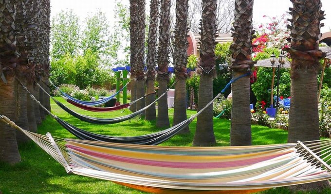 Vue Jardin Villa de luxe à Marrakech 