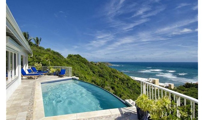 SINT MAARTEN - Location villa de luxe - vue mer - piscine privée - Dawn Beach - Antilles Néerlandaises - DWI